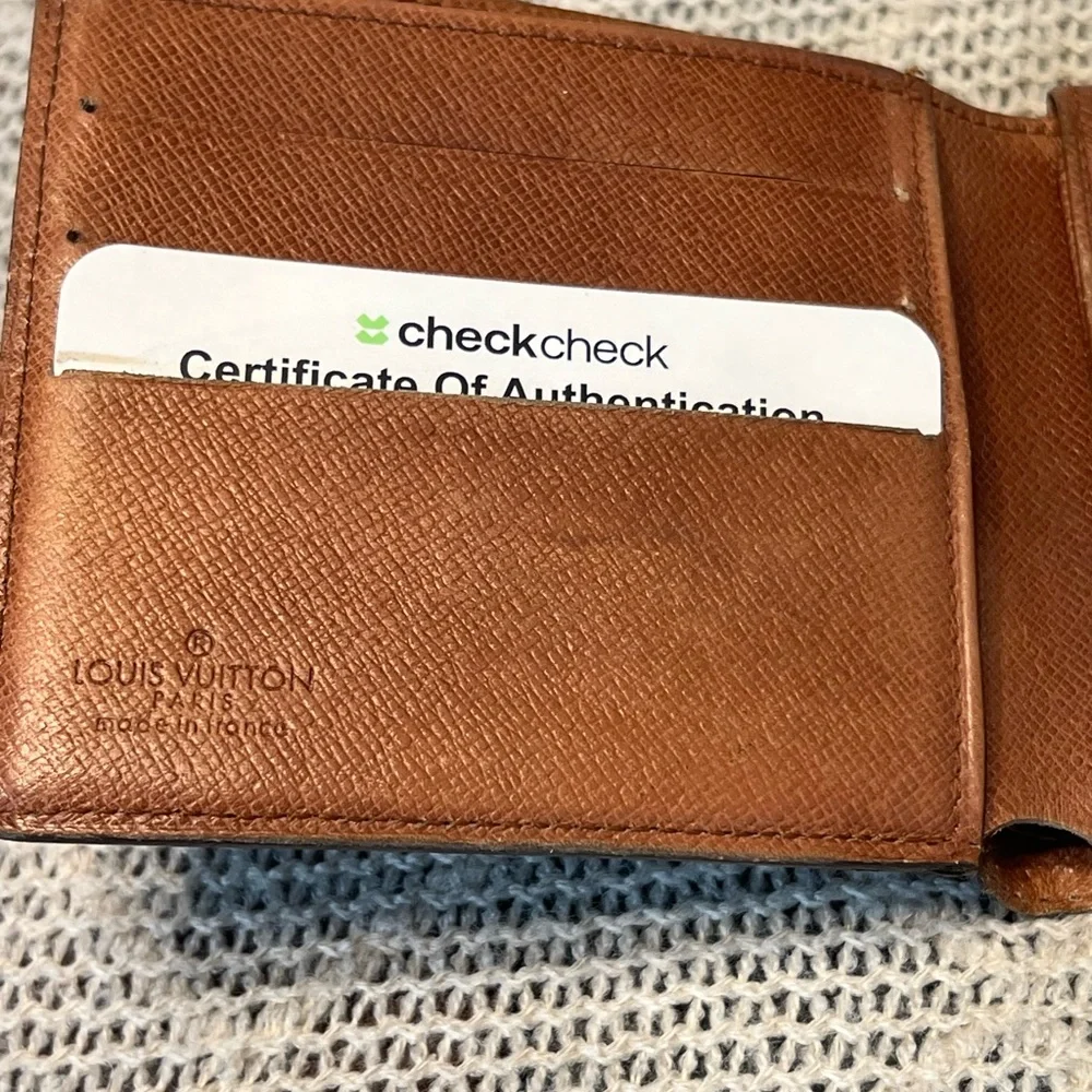 Louis Vuitton Brown Monogram Canvas Bi-Fold Key & Card Holder
